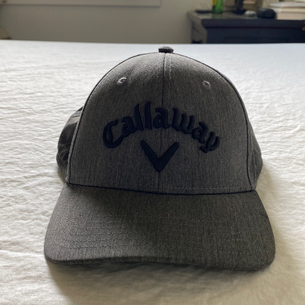 Callaway Gray and Black Men's Golf Hat